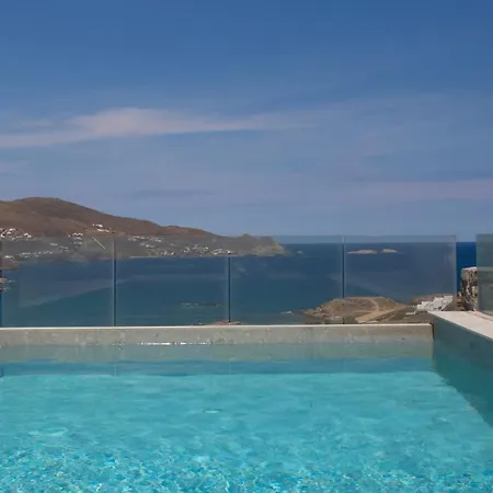 Willa Seaview Pool Near Alemagou Ftelia (Mykonos)