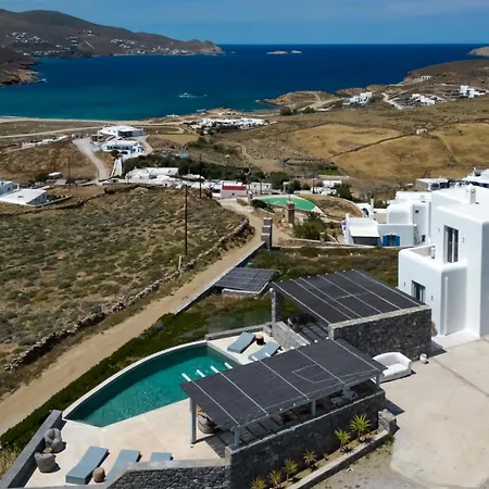 Seaview Pool Near Alemagou Villa Ftelia (Mykonos)